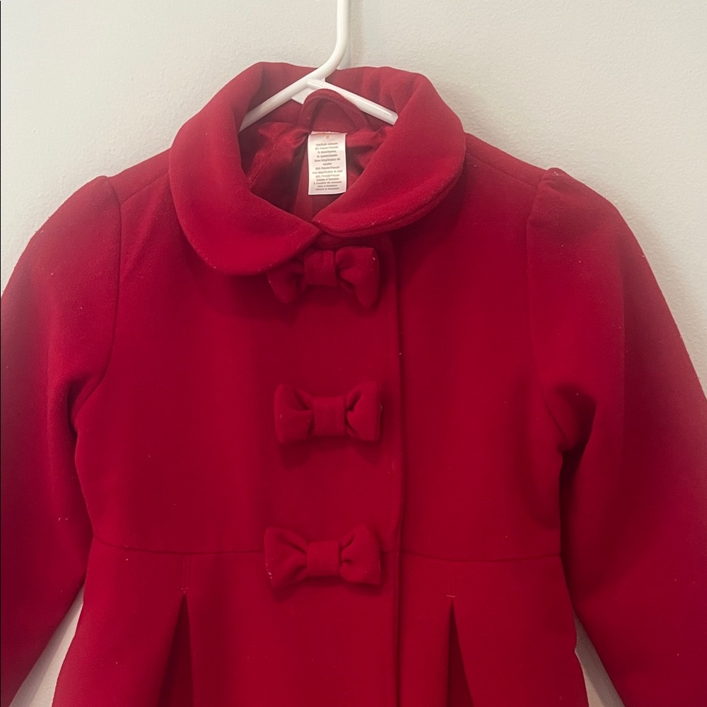 Girls bow dressy coat! Size 8 - Picture 2 of 11